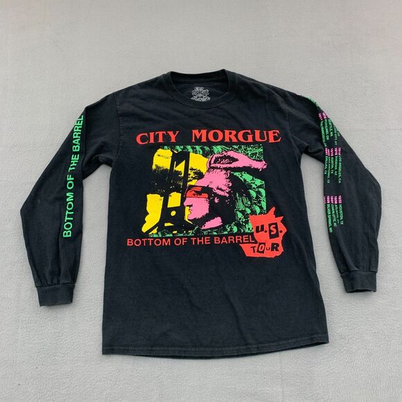 City Morgue Shirt Size Small Bottom of the Barrel US Tour Long Sleeve - Picture 1 of 13